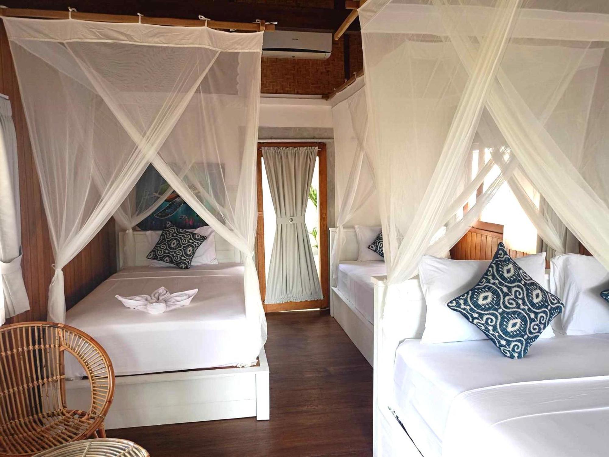 Bintang Tiga Bungalows Gili Air Extérieur photo